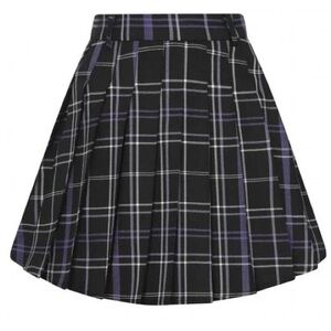 Collectif Nancy Check Plaid Skirt